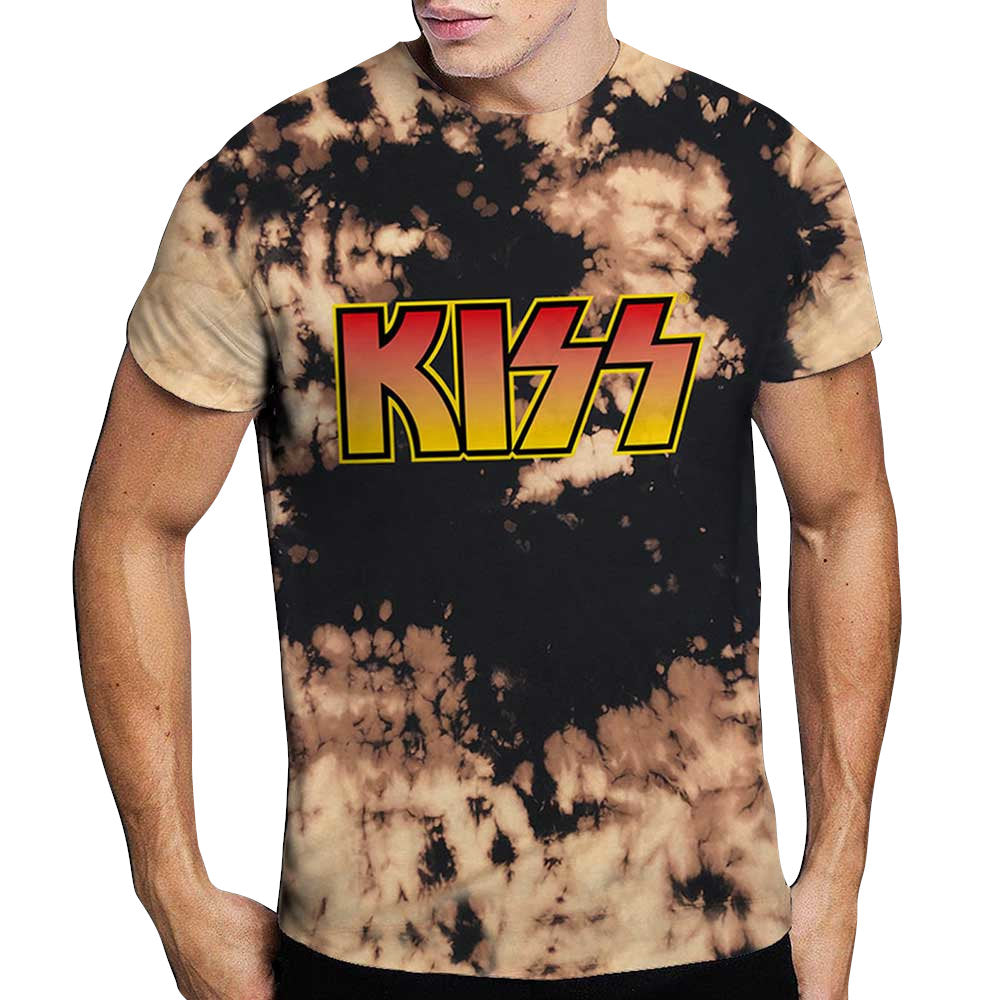 
                  
                    KISS キッス (デビュー 50周年 ) - Classic Logo / タイダイ / Tシャツ / メンズ
                  
                