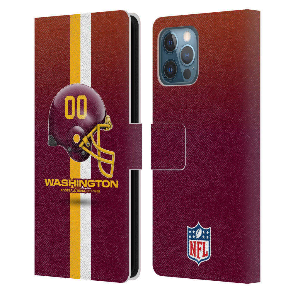 WASHINGTON REDSKINS（NFL） ワシントンレッドスキンズ - Helmet レザー手帳型 / Apple iPhoneケース 【公式 / オフィシャル】