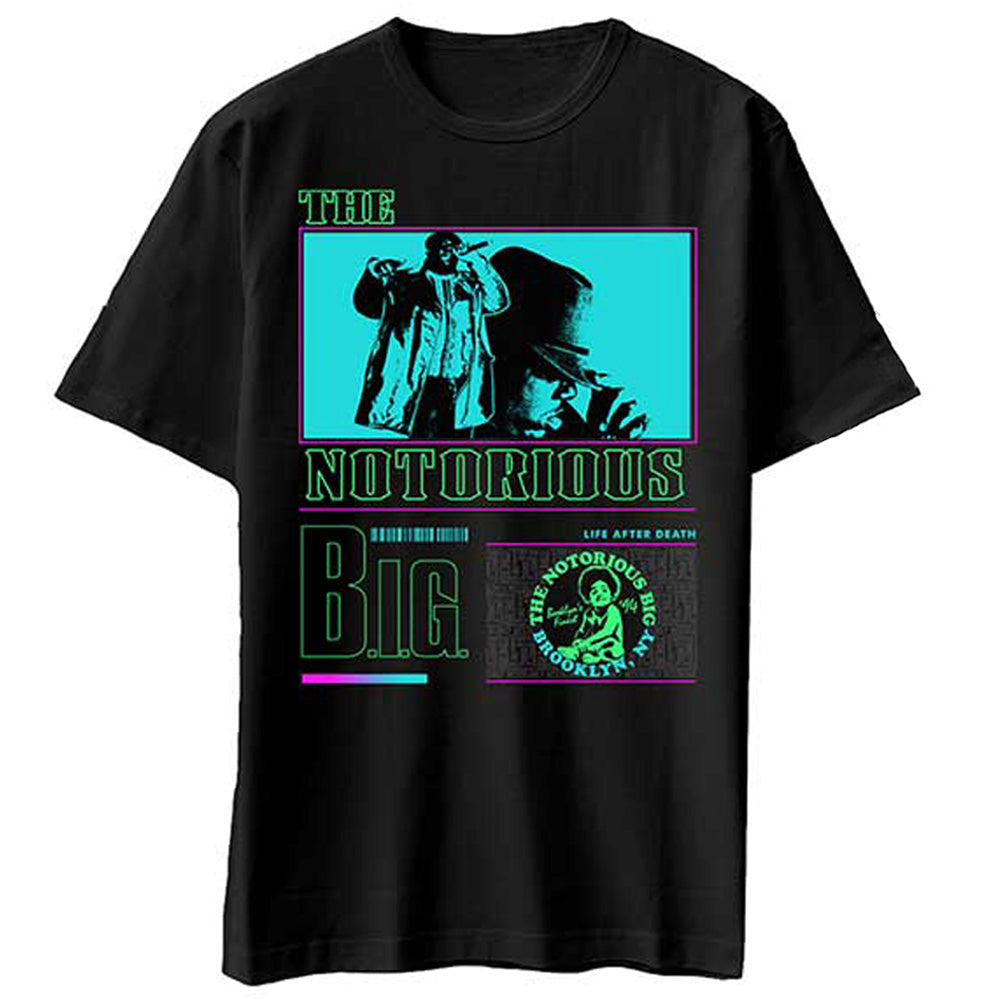 NOTORIOUS BIG ノトーリアスBIG (デビュー 30周年 ) - Life After Death Neon / Tシャツ / メンズ 【公式 / オフィシャル】