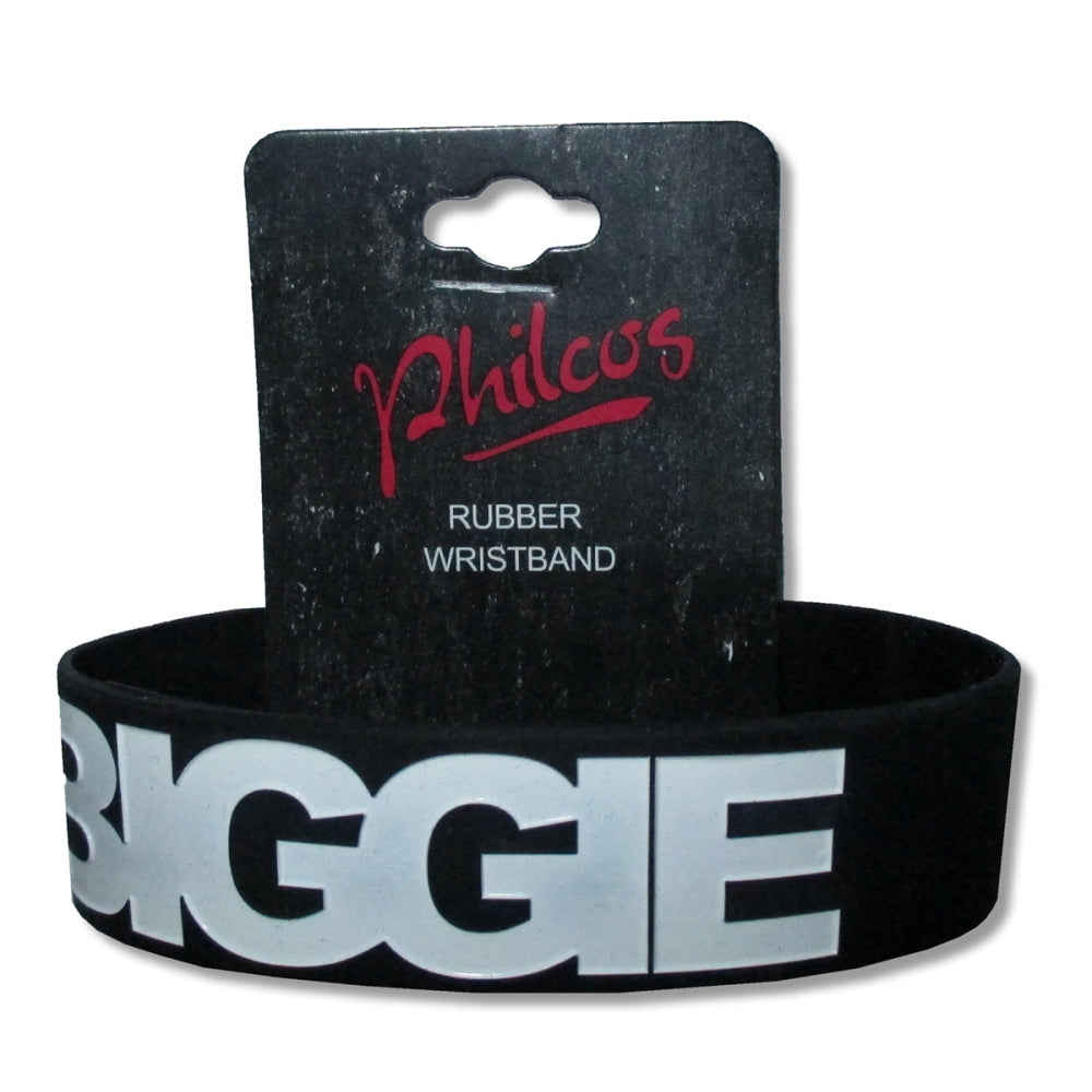 NOTORIOUS BIG ノトーリアスBIG (デビュー 30周年 ) - WHITE LOGO SILICONE WRISTBAND / ラバーブレスレット 【限定品】 / リストバンド 【公式 / オフィシャル】