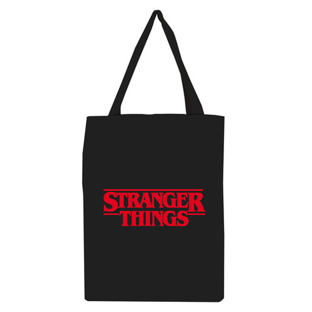 STRANGER THINGS ストレンジャー・シングス (シーズン5 撮影開始 ) -  BLACK / トートバッグ 【公式 / オフィシャル】