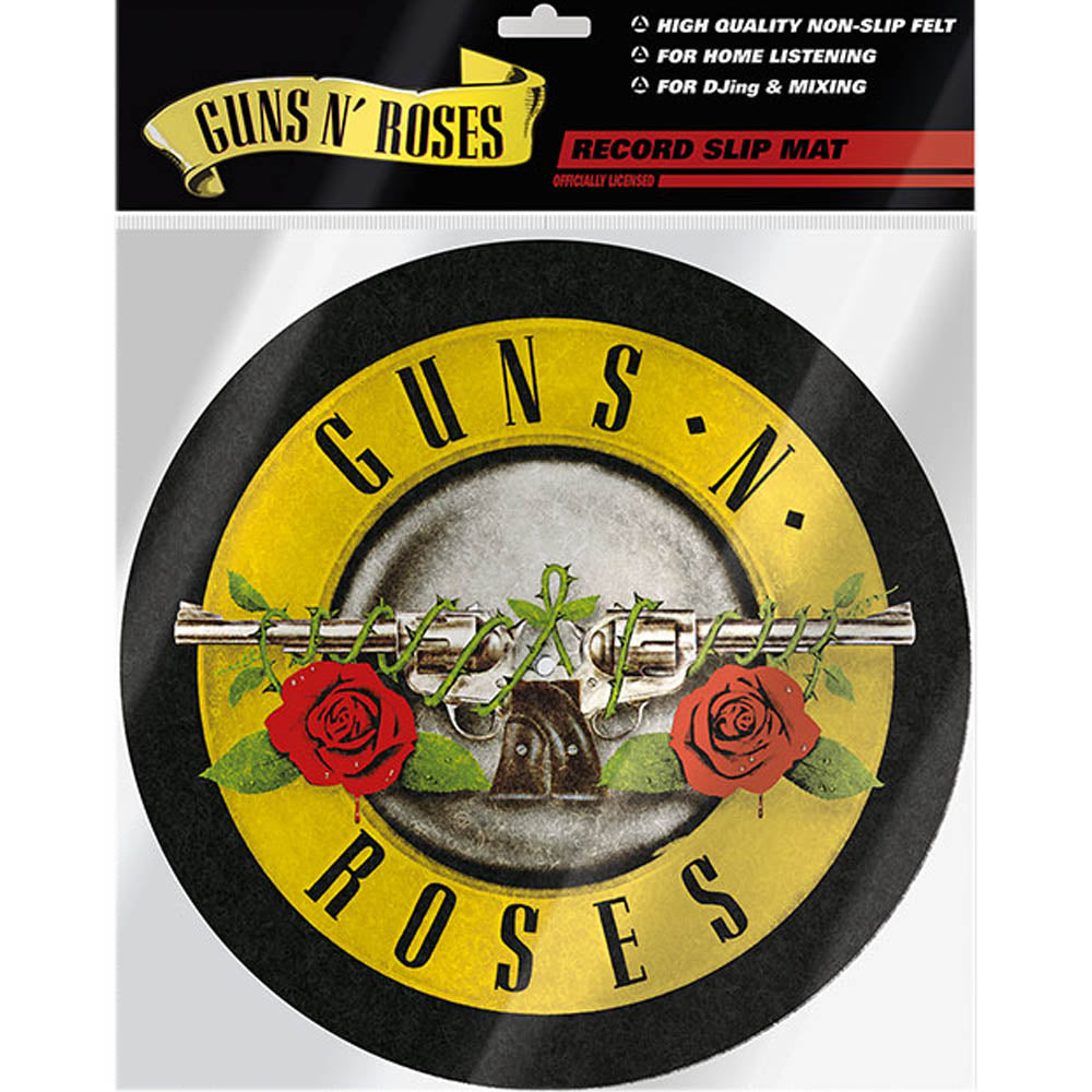 GUNS N ROSES ガンズアンドローゼズ - Bullet Logo / スリップマット 【公式 / オフィシャル】