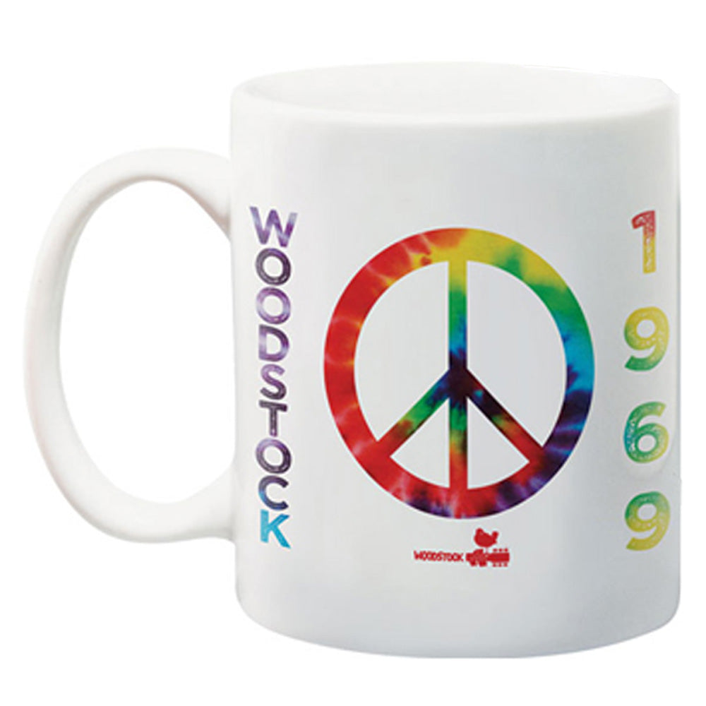 WOODSTOCK ウッドストック (55周年 ) - TIE DYE PEACE / マグカップ 【公式 / オフィシャル】