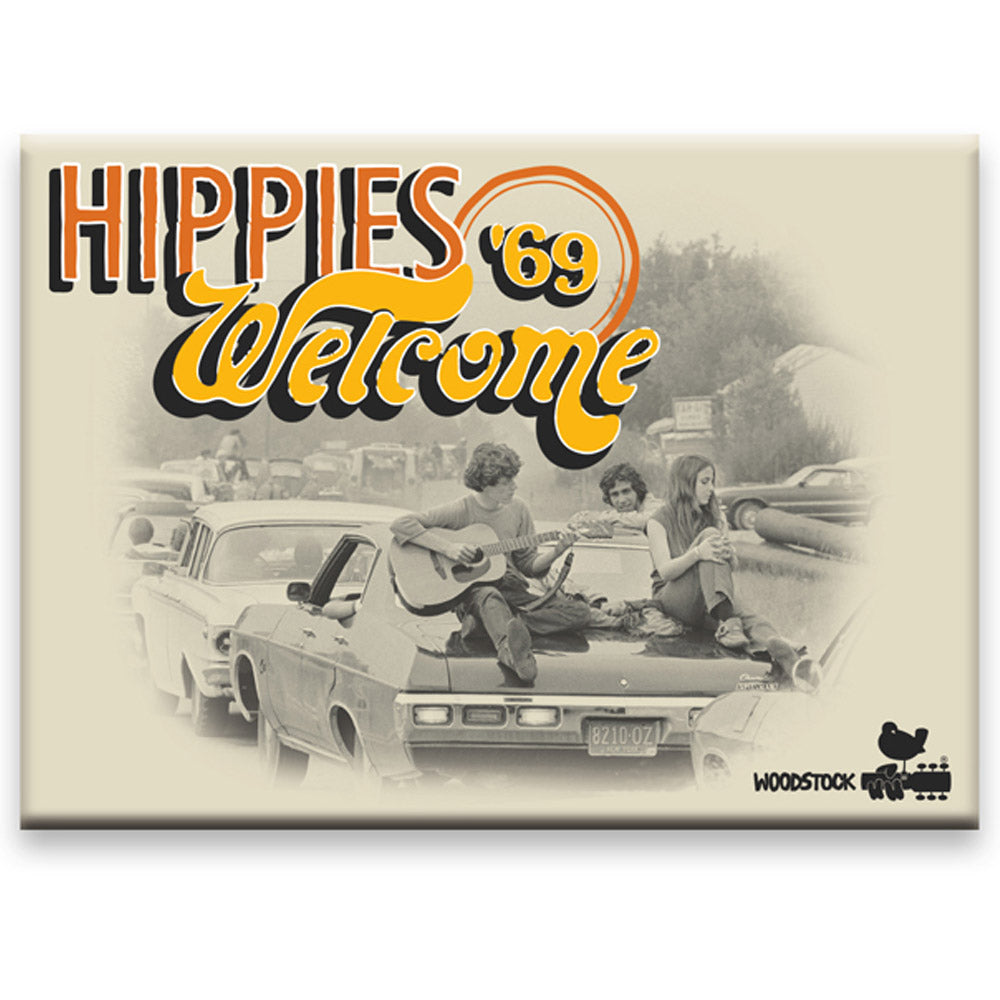 WOODSTOCK ウッドストック (55周年 ) - HIPPIES / マグネット 【公式 / オフィシャル】