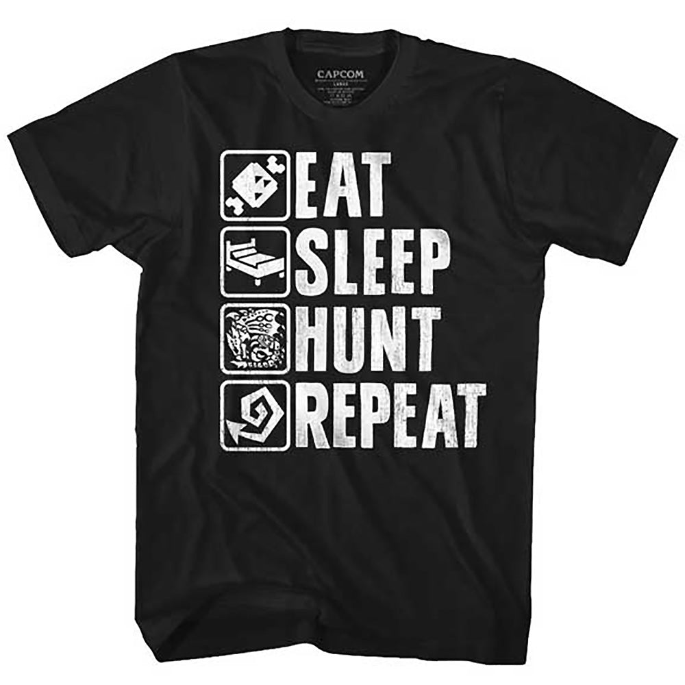 MONSTER HUNTER モンスターハンター - HUNT REPEAT / Tシャツ / メンズ 【公式 / オフィシャル】