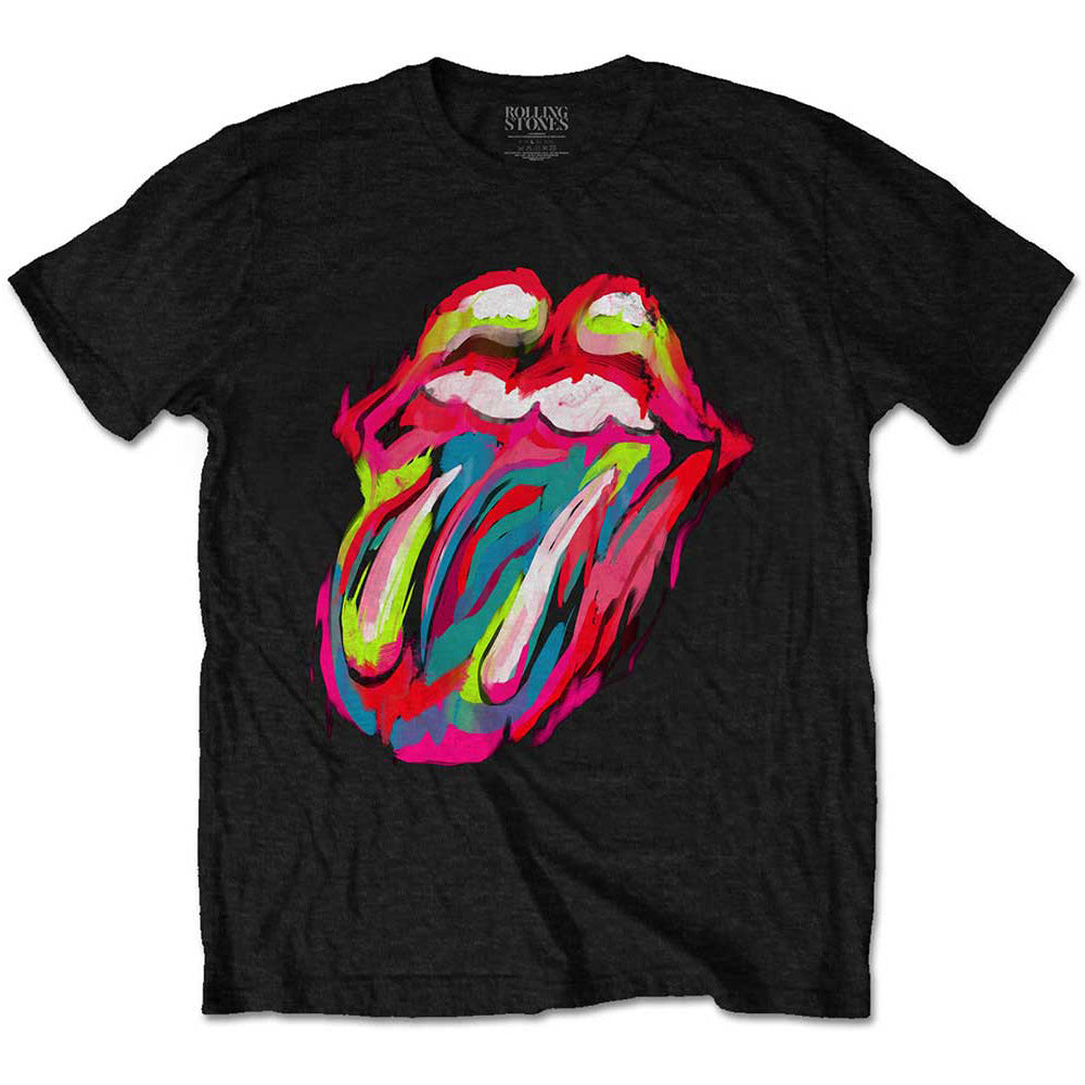 ROLLING STONES ローリングストーンズ (デビュー作 60周年 ) - Sixty Brushstroke Tongue / Tシャツ / メンズ 【公式 / オフィシャル】