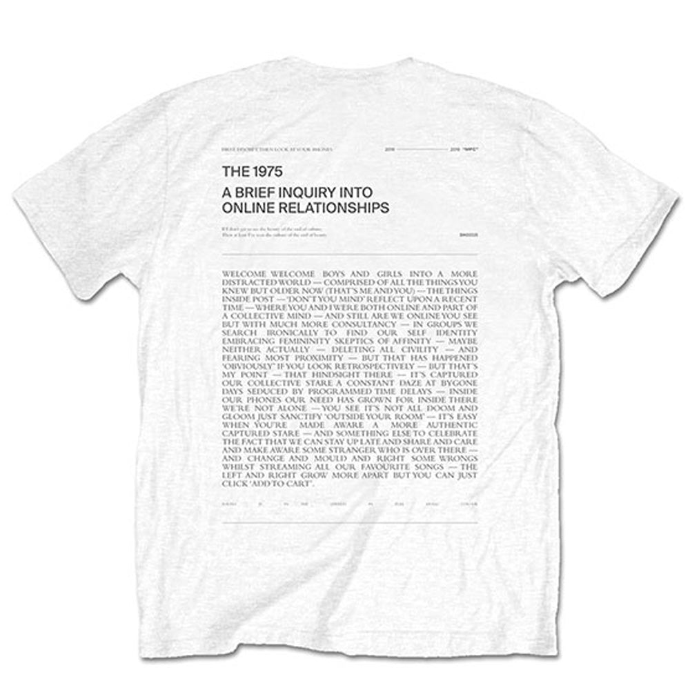 
                  
                    THE 1975 - A Brief Inquiry / バックプリントあり / Tシャツ / メンズ 【公式 / オフィシャル】
                  
                