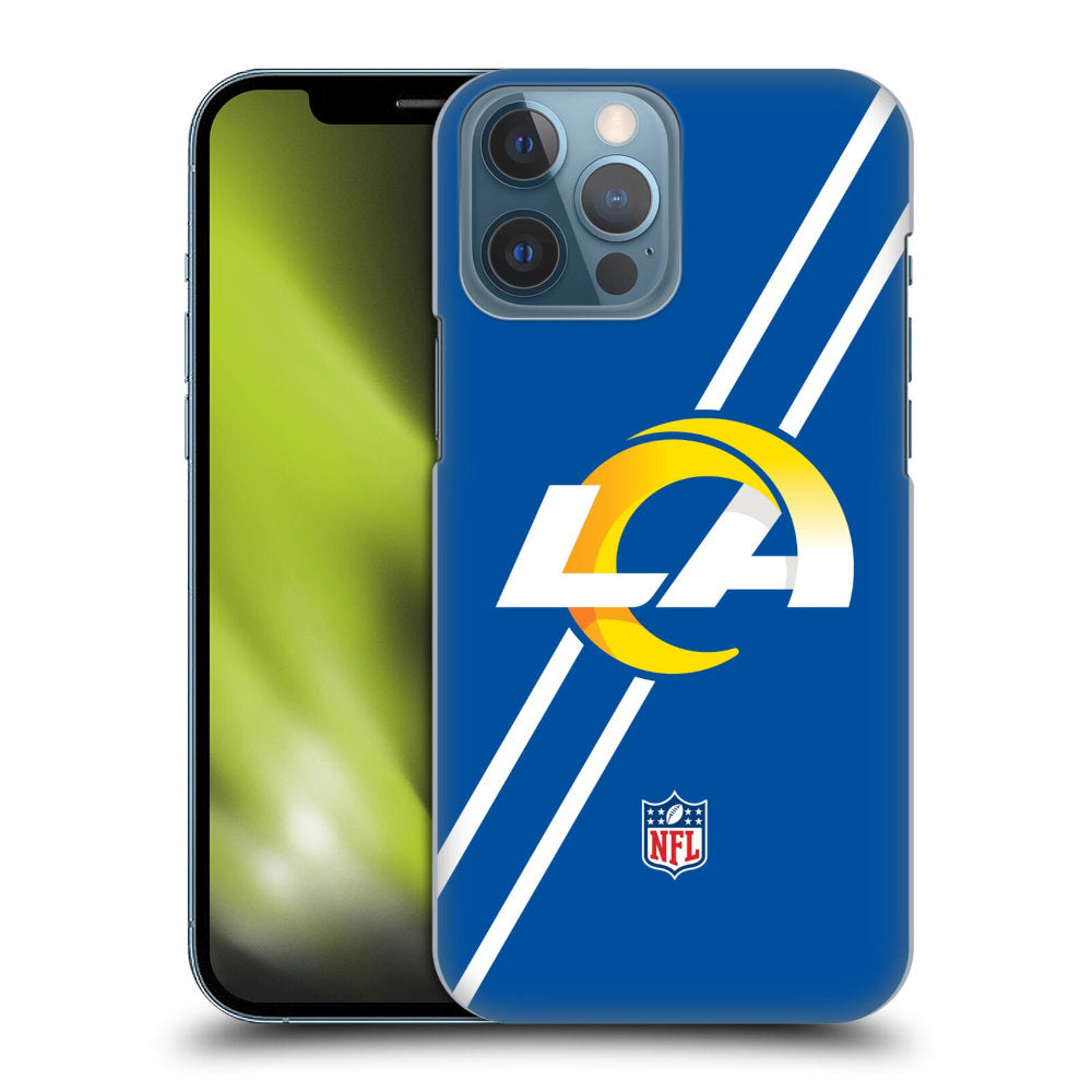 LOS ANGELES RAMS（NFL） ロサンゼルスラムズ - Stripes ハード case / Apple iPhoneケース 【公式 / オフィシャル】