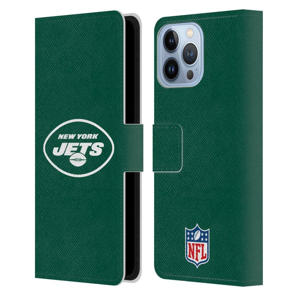 NEW YORK JETS（NFL） ニューヨークジェッツ - Plain レザー手帳型 / Apple iPhoneケース 【公式 / オフィシャル】