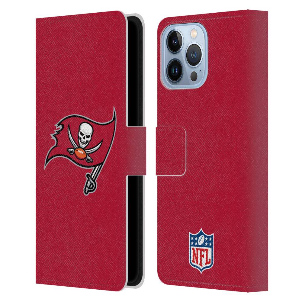 TAMPA BAY BUCCANEERS（NFL） バックス - Plain レザー手帳型 / Apple iPhoneケース 【公式 / オフィシャル】