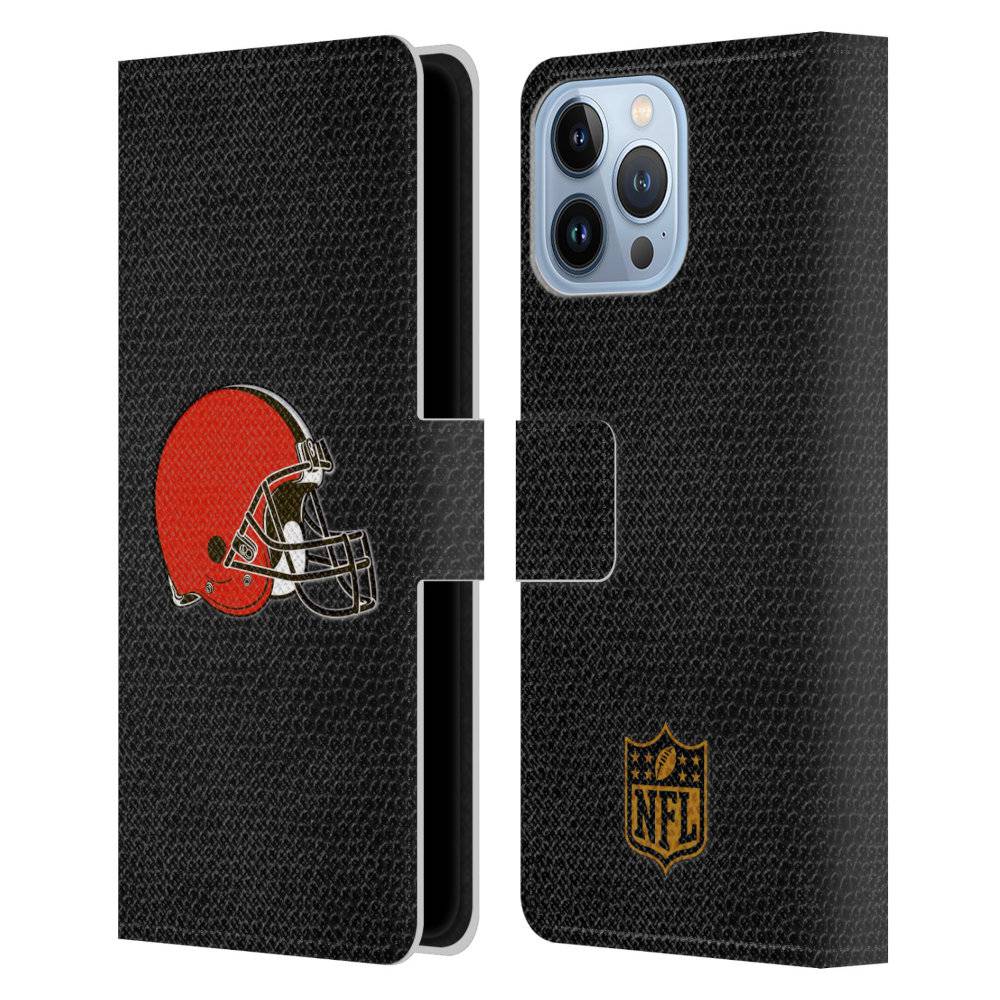 CLEVELAND BROWNS（NFL） クリーブランドブラウンズ - Football レザー手帳型 / Apple iPhoneケース 【公式 / オフィシャル】