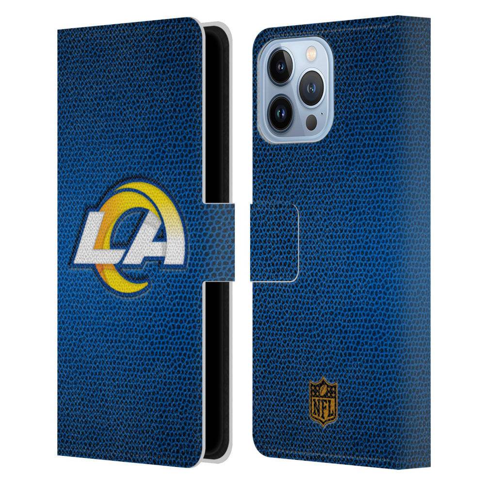 LOS ANGELES RAMS（NFL） ロサンゼルスラムズ - Football レザー手帳型 / Apple iPhoneケース 【公式 / オフィシャル】