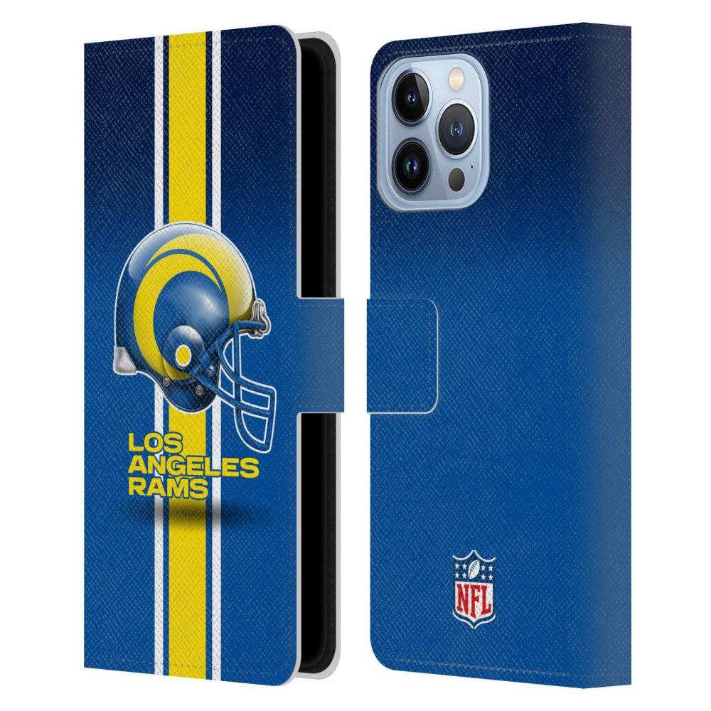 LOS ANGELES RAMS（NFL） ロサンゼルスラムズ - Helmet レザー手帳型 / Apple iPhoneケース 【公式 / オフィシャル】