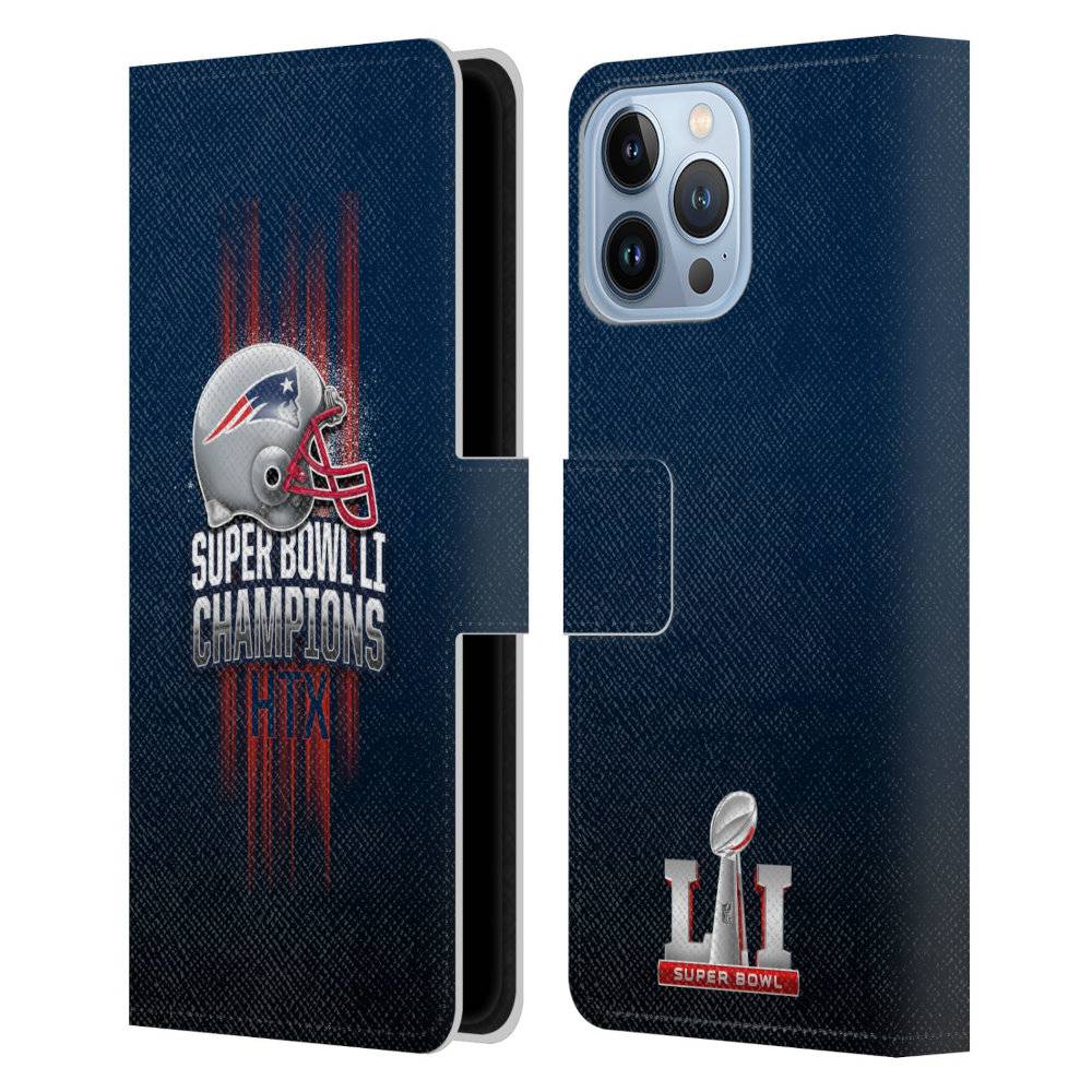 NEW ENGLAND PATRIOTS（NFL） パッツ - New England Patriots 1 レザー手帳型 / Apple iPhoneケース 【公式 / オフィシャル】