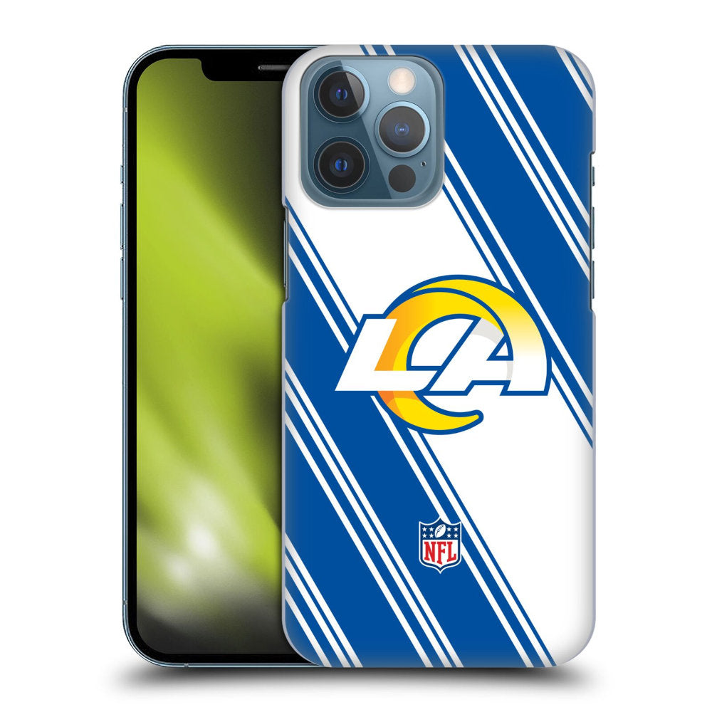 LOS ANGELES RAMS（NFL） ロサンゼルスラムズ - Stripes ハード case / Apple iPhoneケース 【公式 / オフィシャル】