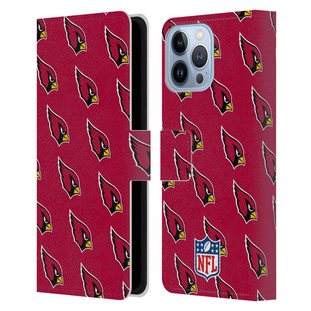 ARIZONA CARDINALS（NFL） アリゾナカージナルス - Patterns レザー手帳型 / Apple iPhoneケース 【公式 / オフィシャル】