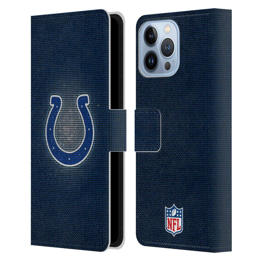 INDIANAPOLIS COLTS（NFL） インディアナポリスコルツ - LED レザー手帳型 / Apple iPhoneケース 【公式 / オフィシャル】