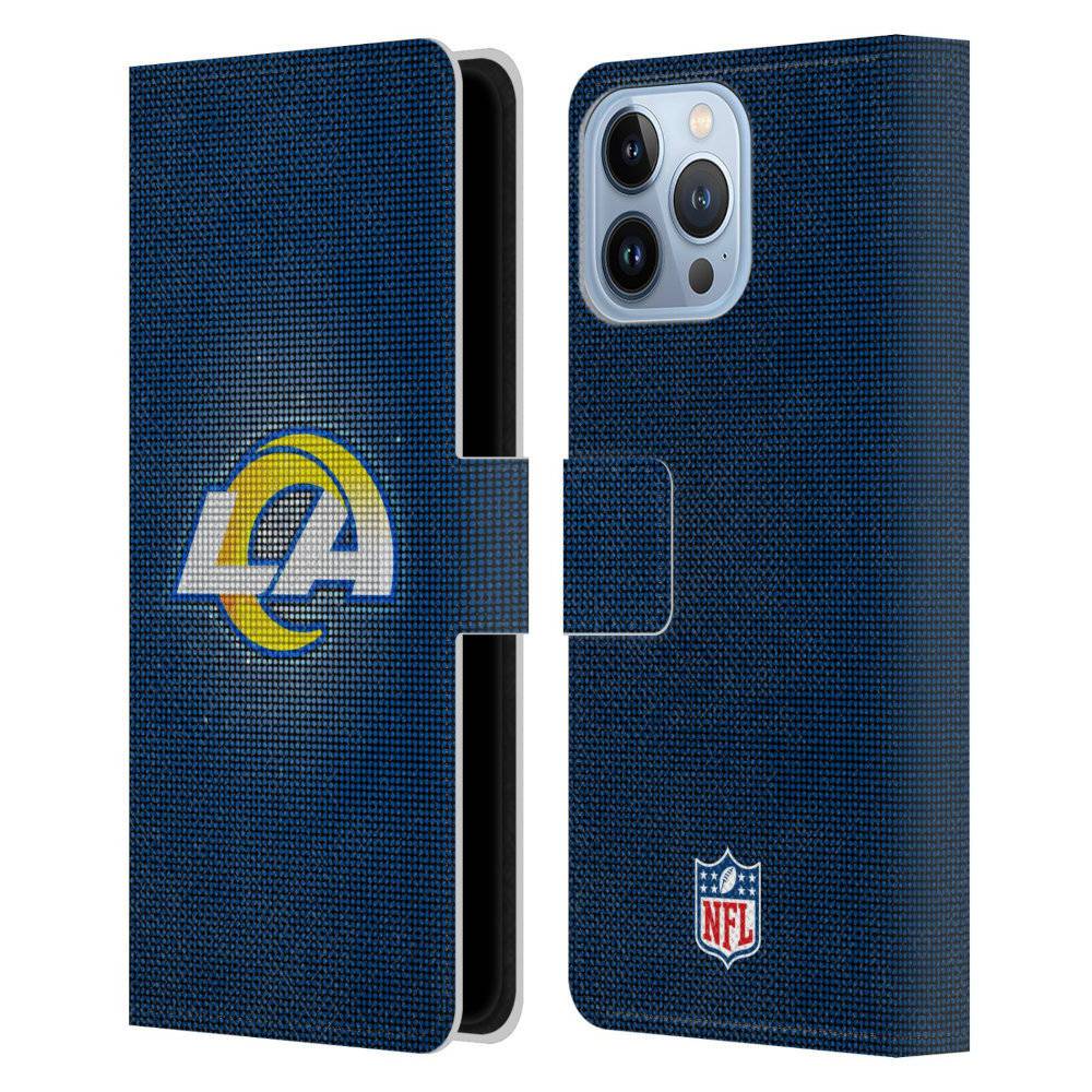 LOS ANGELES RAMS（NFL） ロサンゼルスラムズ - LED レザー手帳型 / Apple iPhoneケース 【公式 / オフィシャル】