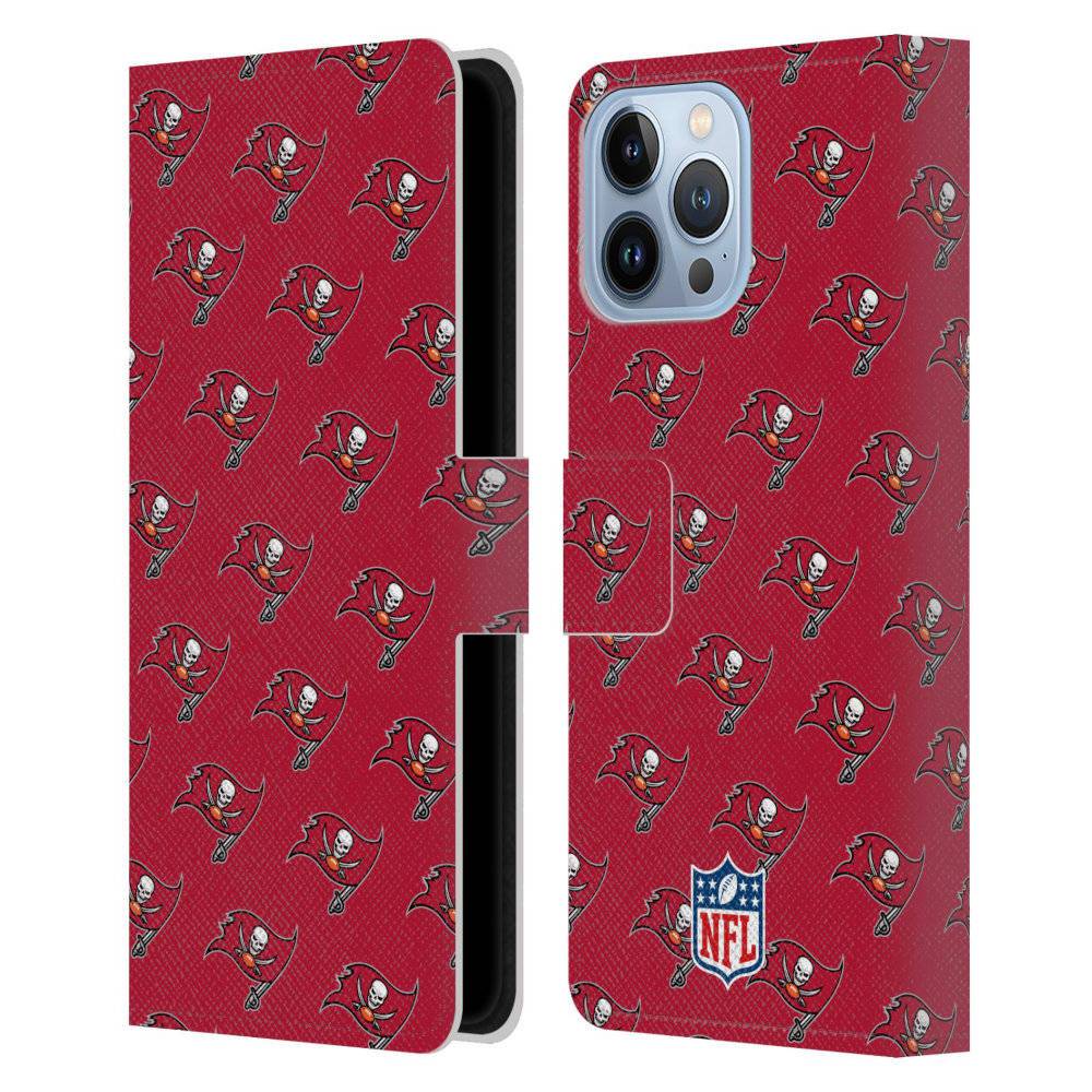 TAMPA BAY BUCCANEERS（NFL） バックス - Patterns レザー手帳型 / Apple iPhoneケース 【公式 / オフィシャル】