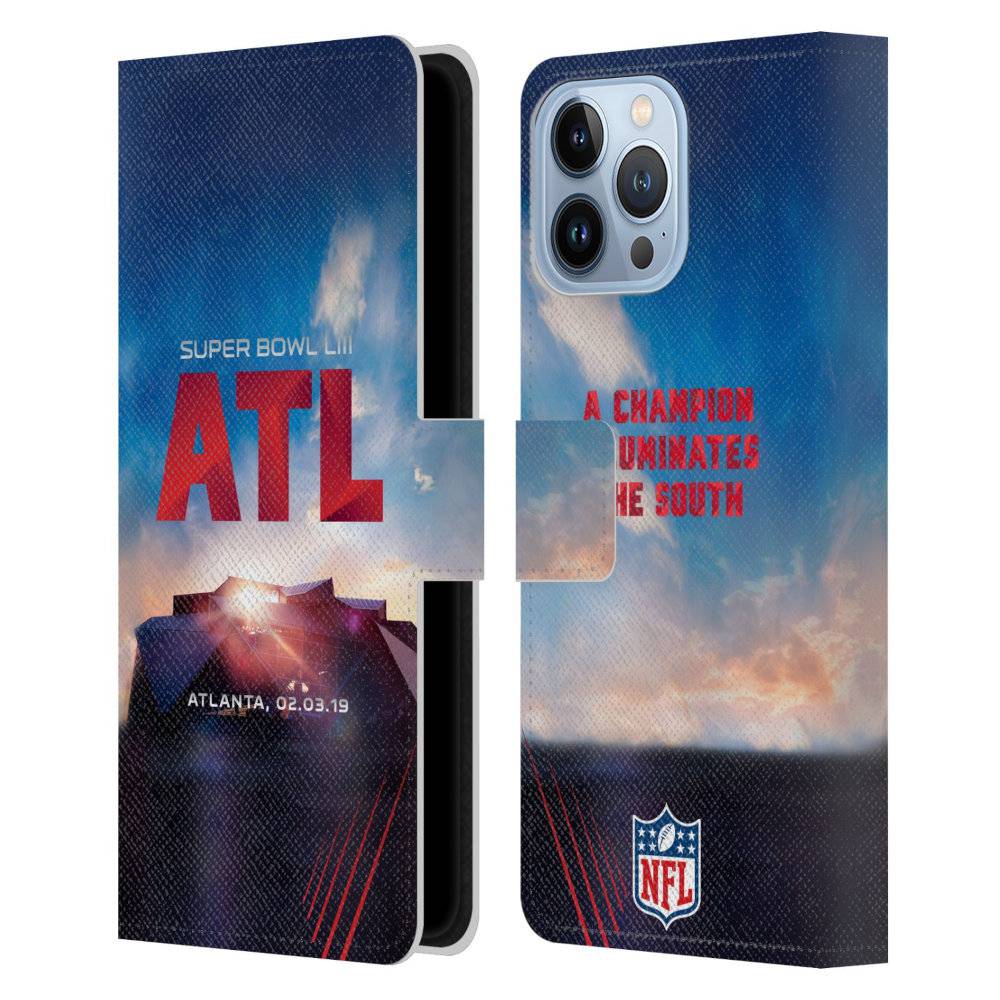 ATLANTA FALCONS（NFL） アトランタファルコンズ - Mercedes-Benz Stadium Atlanta レザー手帳型 / Apple iPhoneケース 【公式 / オフィシャル】