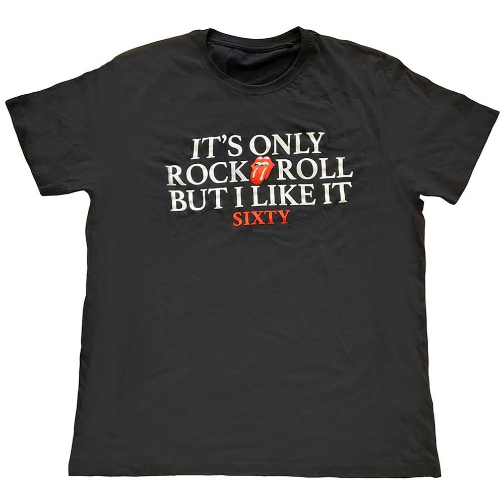 ROLLING STONES ローリングストーンズ (デビュー作 60周年 ) - Sixty It's only R&R but I like it / 箔プリント / Tシャツ / メンズ 【公式 / オフィシャル】