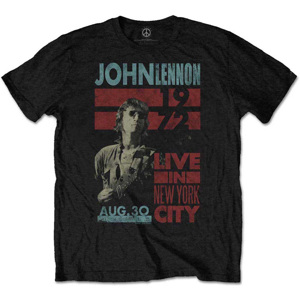 JOHN LENNON ジョンレノン - LIVE IN NYC / Tシャツ / メンズ 【公式 / オフィシャル】