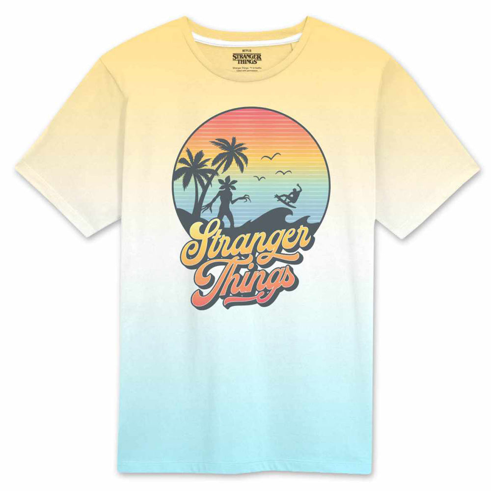 STRANGER THINGS ストレンジャー・シングス (シーズン5 撮影開始 ) - SUNSET CIRCLE / ACID WASH / Tシャツ / メンズ 【公式 / オフィシャル】