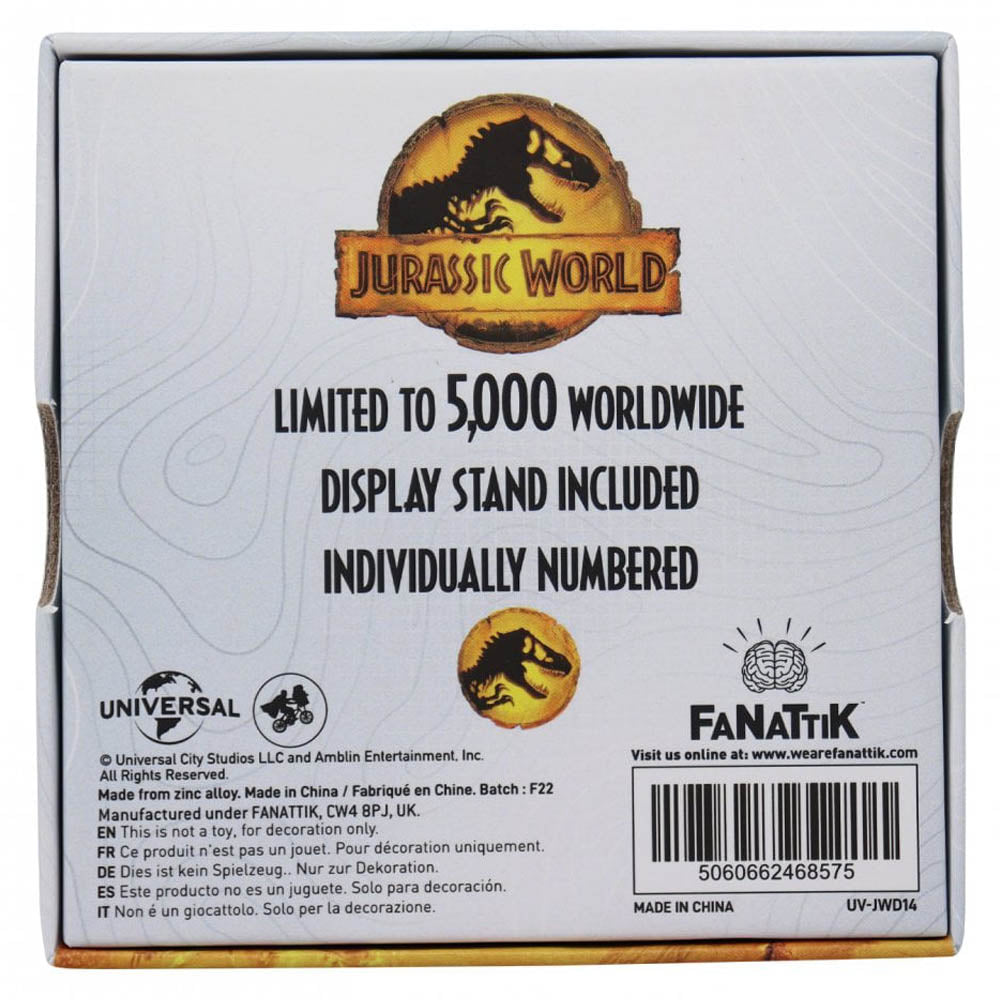 
                  
                    JURASSIC WORLD ジュラシックワールド - DOMINION LIMIDED EDITION MEDALLION / 世界限定5000個 / コイン 【公式 / オフィシャル】
                  
                