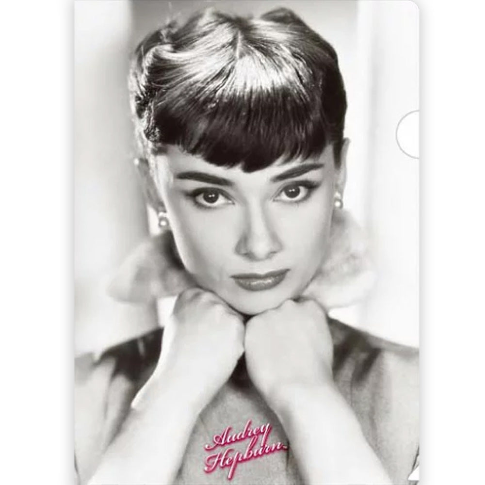 AUDREY HEPBURN オードリー・ヘプバーン A4クリアファイル B ファイル・バインダー 公式 オフィシャル