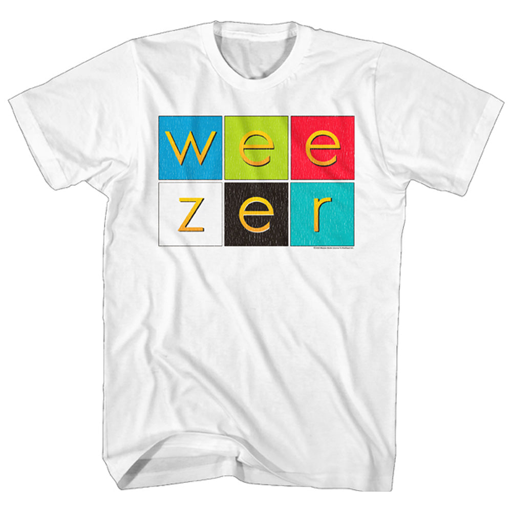 WEEZER ウィーザー (2025年 1月 来日 ) - ALBUM COLOR SQUARES / Tシャツ / メンズ 【公式 / オフィシャル】