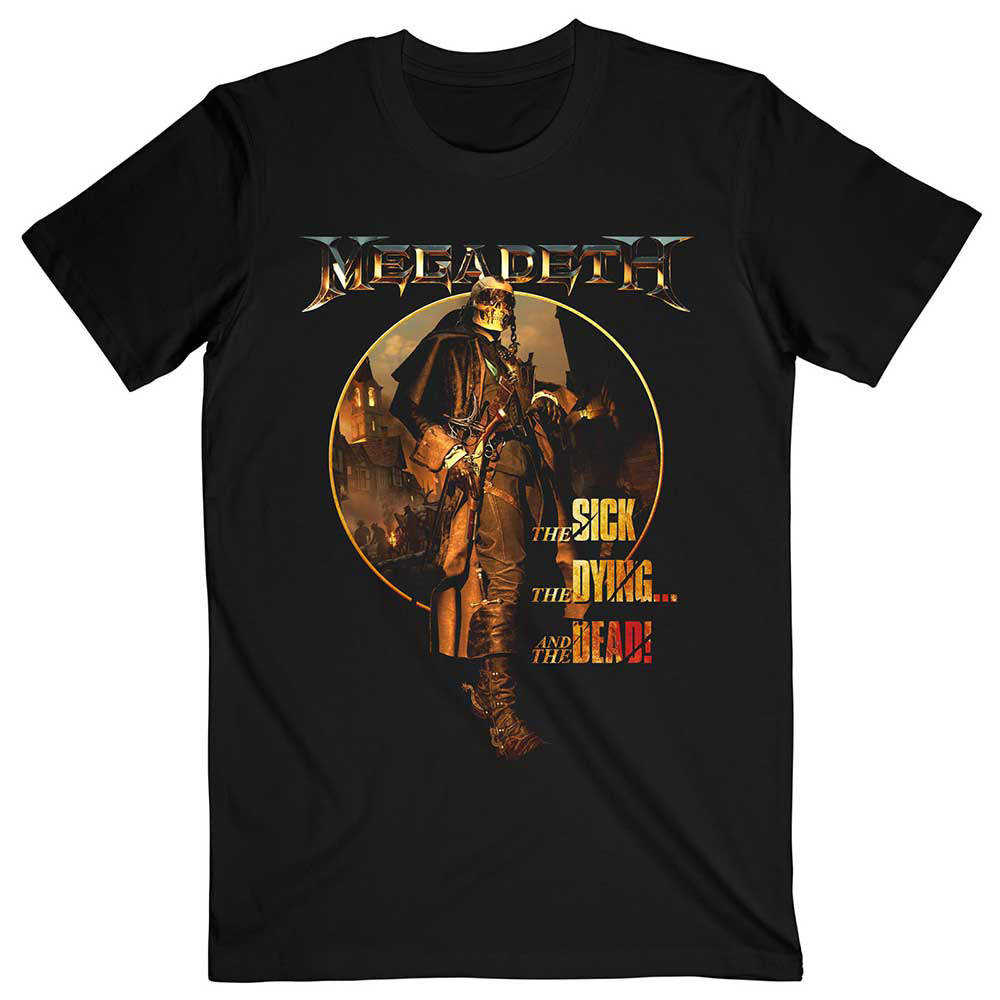 MEGADETH メガデス - The Sick, The Dying ... And the Dead Circle Album Art / Tシャツ / メンズ 【公式 / オフィシャル】