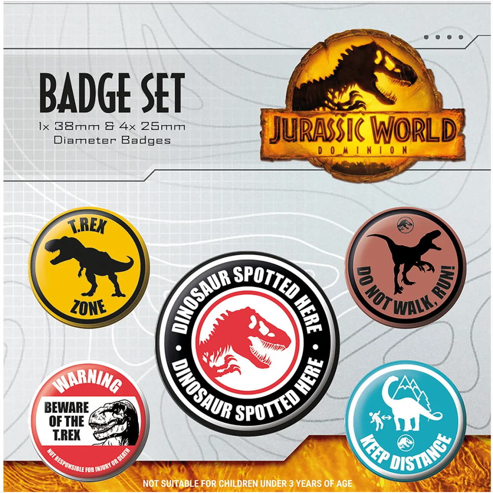 JURASSIC WORLD - Dominion (Warning Signs) 5個セット