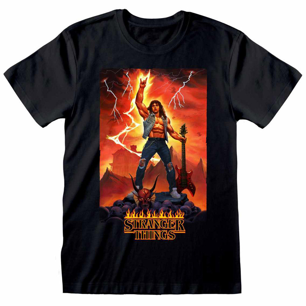 STRANGER THINGS ストレンジャー・シングス (シーズン5 2025年配信決定 ) - Eddie Rocks / Tシャツ / メンズ  【公式 / オフィシャル】