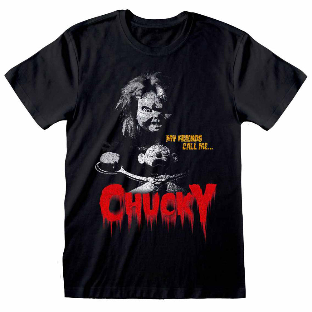 CHILD'S PLAY チャイルドプレイ My Friends Call Me Chucky Tシャツ メンズ 公式 オフィシャル