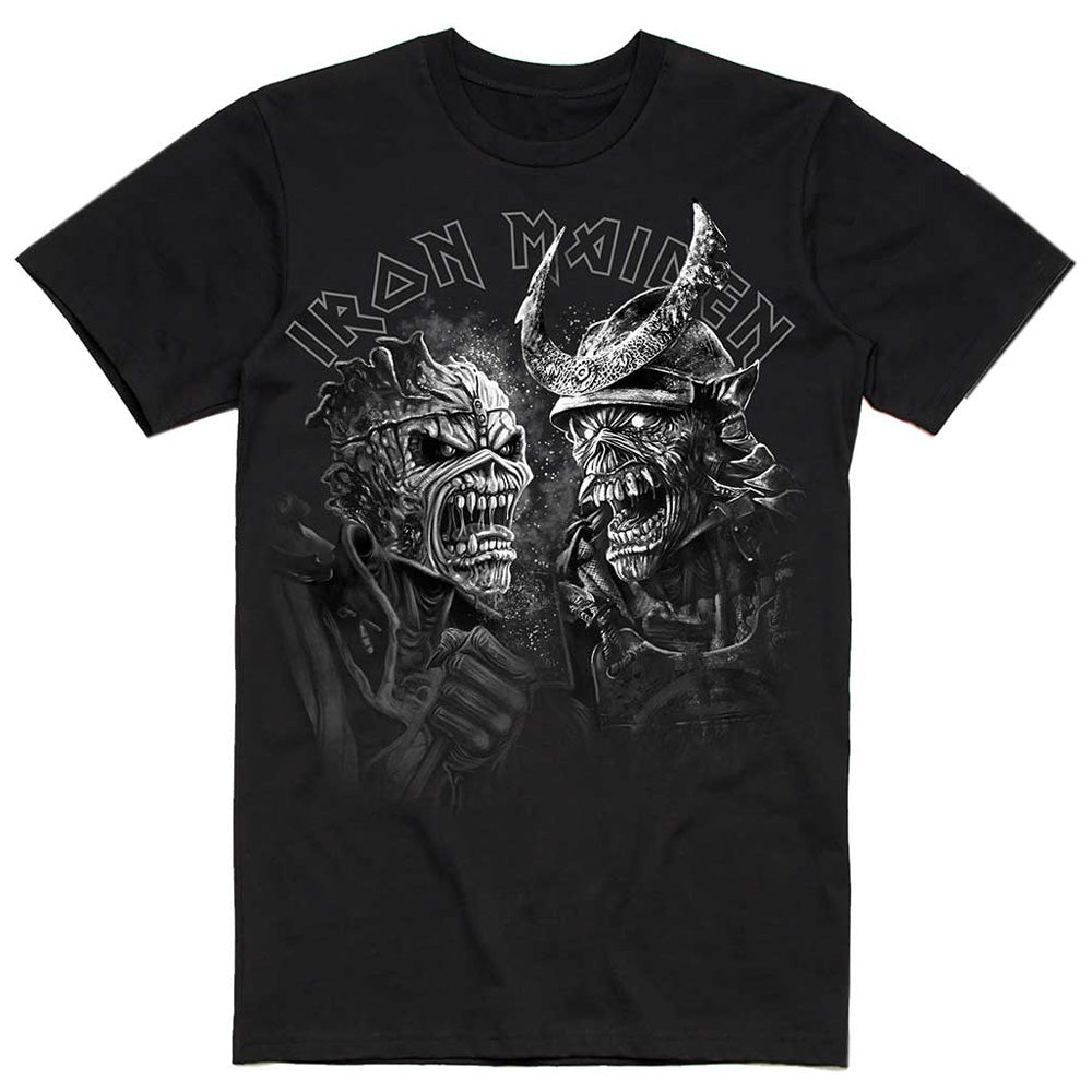 IRON MAIDEN アイアンメイデン (9月 来日 ) - Senjutsu Large Grayscale Heads / Tシャツ / メンズ 【公式 / オフィシャル】