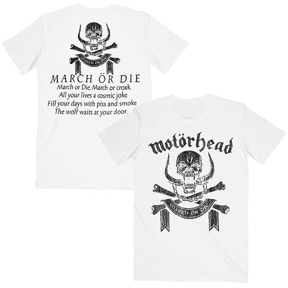 MOTORHEAD モーターヘッド - March or Die / バックプリントあり / Tシャツ / メンズ 【公式 / オフィシャル】