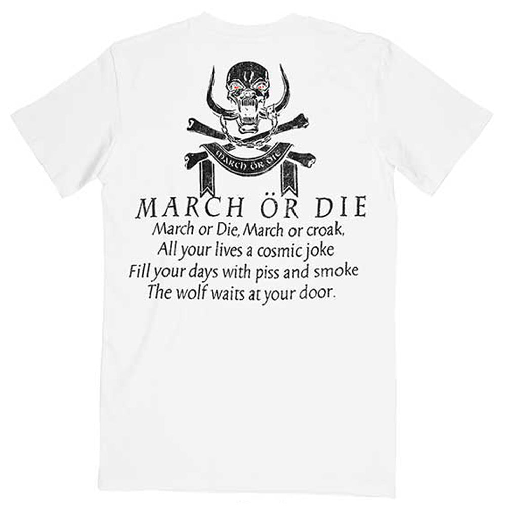 
                  
                    MOTORHEAD モーターヘッド - March or Die / バックプリントあり / Tシャツ / メンズ 【公式 / オフィシャル】
                  
                