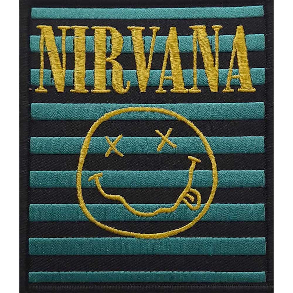 NIRVANA - (カート 追悼 30周年 ) - Logo & Happy Face Stripes