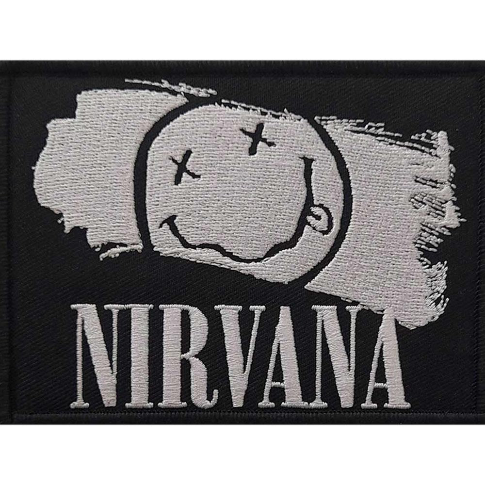 NIRVANA ニルヴァーナ (カート 追悼 30周年 ) - Happy Face Paint / ワッペン 【公式 / オフィシャル】