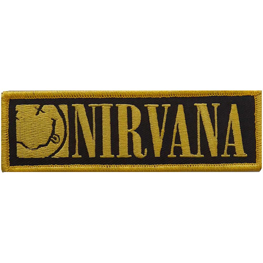 NIRVANA ニルヴァーナ (カート 追悼 30周年 ) - Logo & Happy Face / ワッペン 【公式 / オフィシャル】