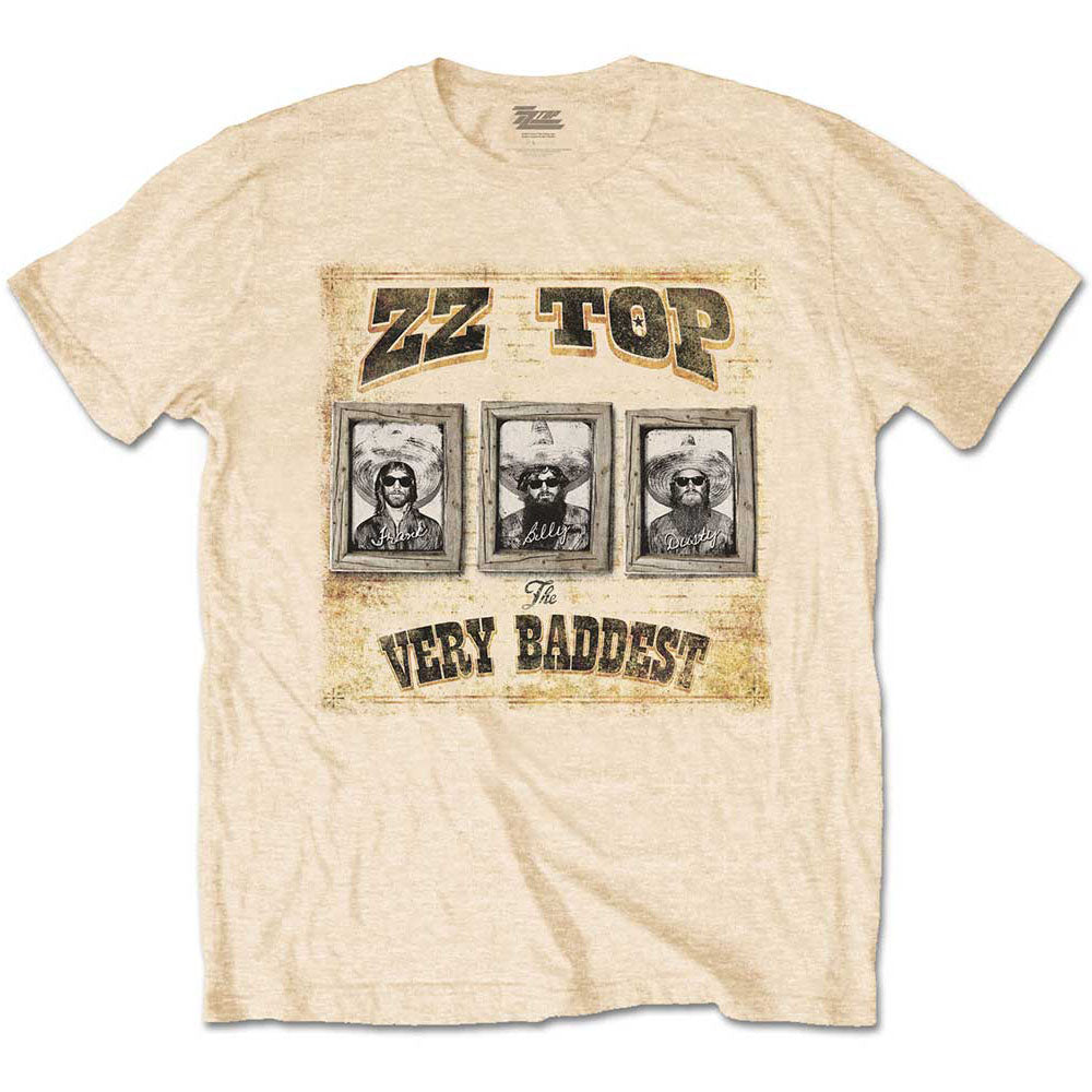 ZZ TOP ズィーズィートップ (結成 55周年 ) - Very Baddest / Tシャツ / メンズ 【公式 / オフィシャル】