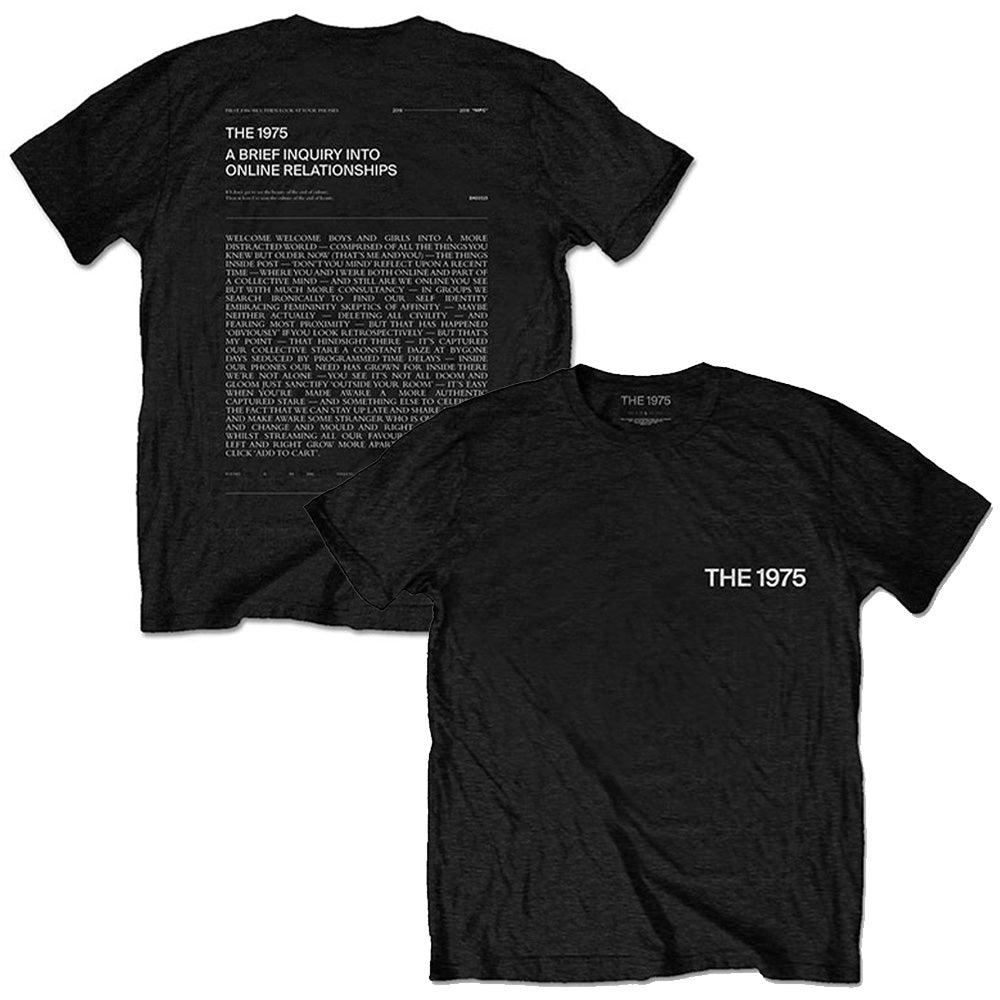 
                  
                    THE 1975 - A Brief Inquiry / バックプリントあり / Tシャツ / メンズ 【公式 / オフィシャル】
                  
                