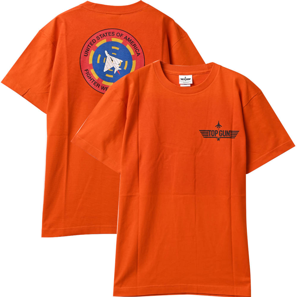 TOP GUN トップガン - ファイターウエポンスクール / バックプリントあり / Tシャツ / メンズ 【公式 / オフィシャル】