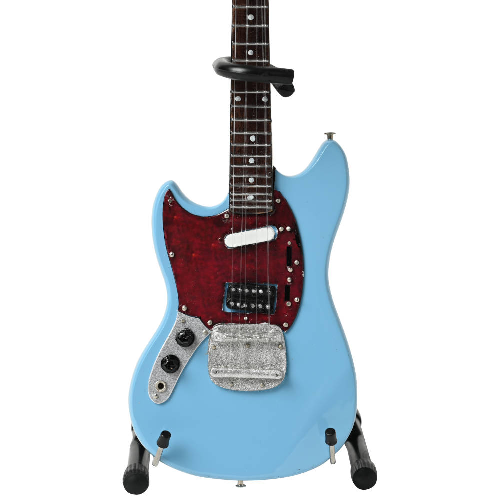 
                  
                    NIRVANA ニルヴァーナ (カート 追悼 30周年 ) - Fender Mustang Sonic Blue / ミニチュア楽器
                  
                