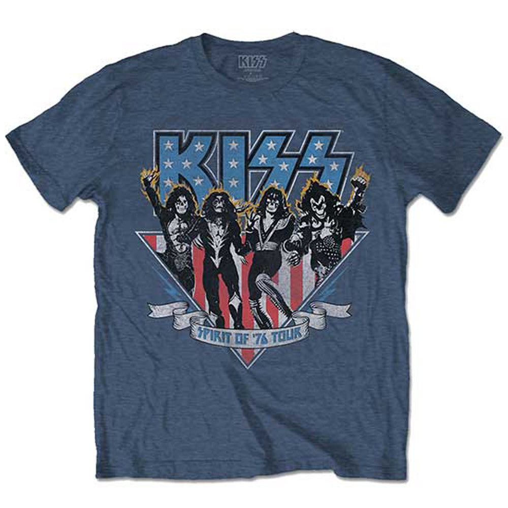 KISS キッス (デビュー 50周年 ) - Americana / バックプリントあり / Tシャツ / メンズ 【公式 / オフィシャル】