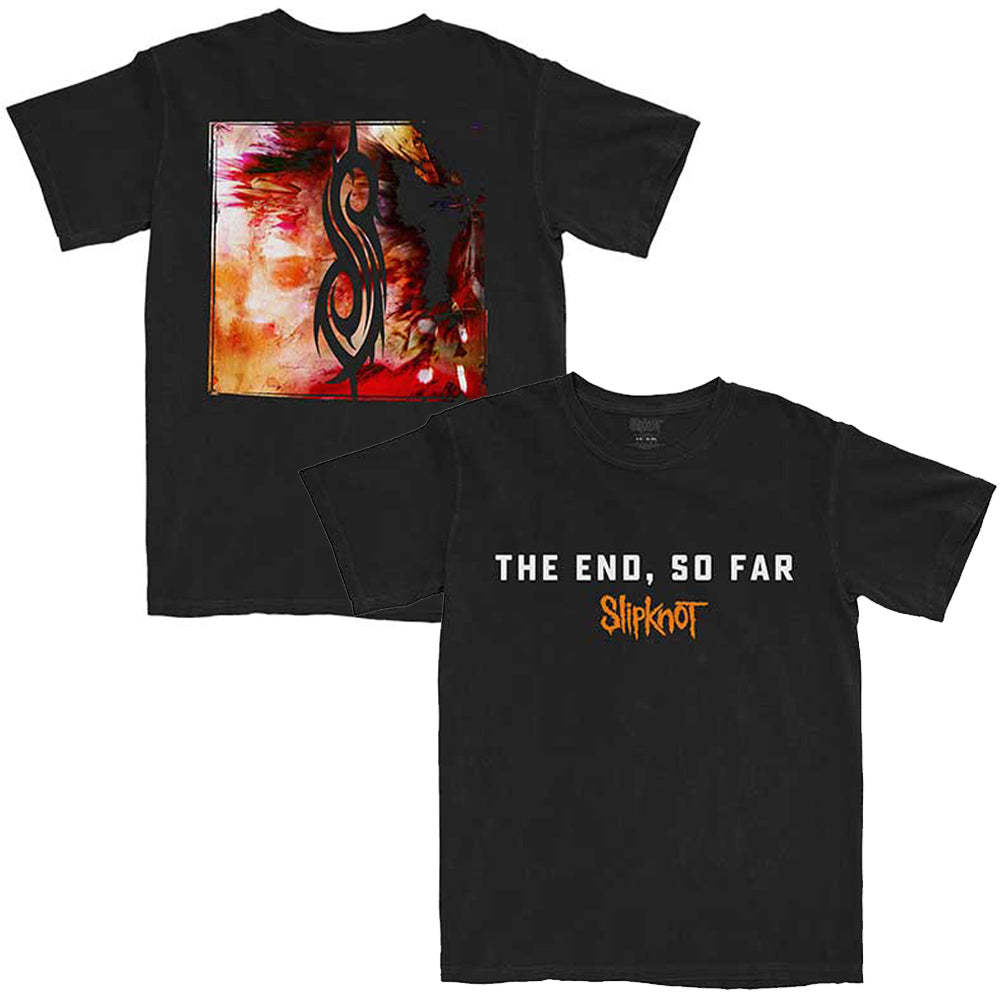 SLIPKNOT スリップノット (デビュー 25周年 ) - The End, So Far Album Cover / バックプリントあり / Tシャツ / メンズ 【公式 / オフィシャル】