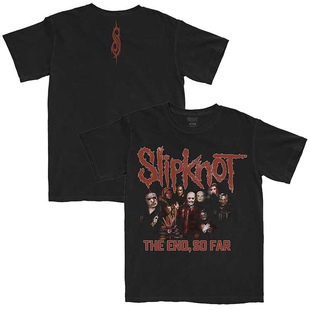 SLIPKNOT スリップノット (デビュー 25周年 ) - The End, So Far Group Photo / バックプリントあり / Tシャツ / メンズ 【公式 / オフィシャル】