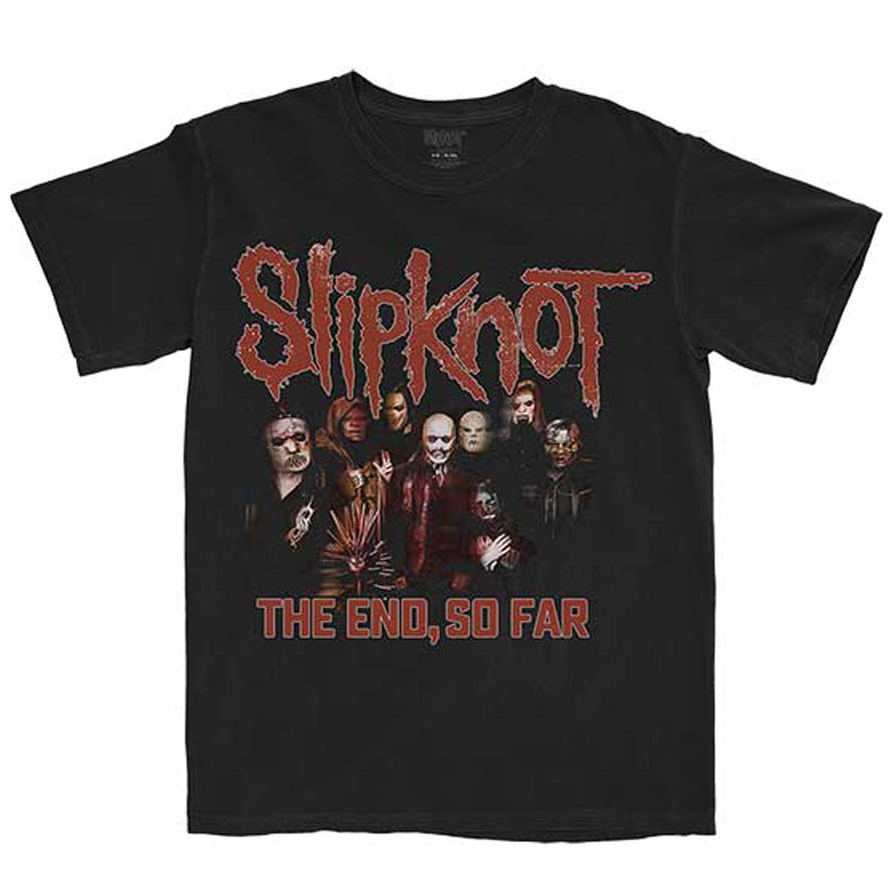 SLIPKNOT スリップノット (デビュー 25周年 ) - The End, So Far Group Photo / バックプリントあり / Tシャツ / メンズ 【公式 / オフィシャル】