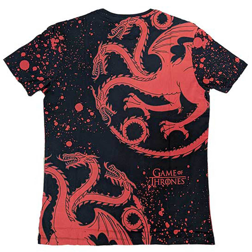 
                  
                    GAME OF THRONES ゲーム・オブ・スローンズ - House Targaryen Dragon / バックプリントあり / Tシャツ / メンズ
                  
                