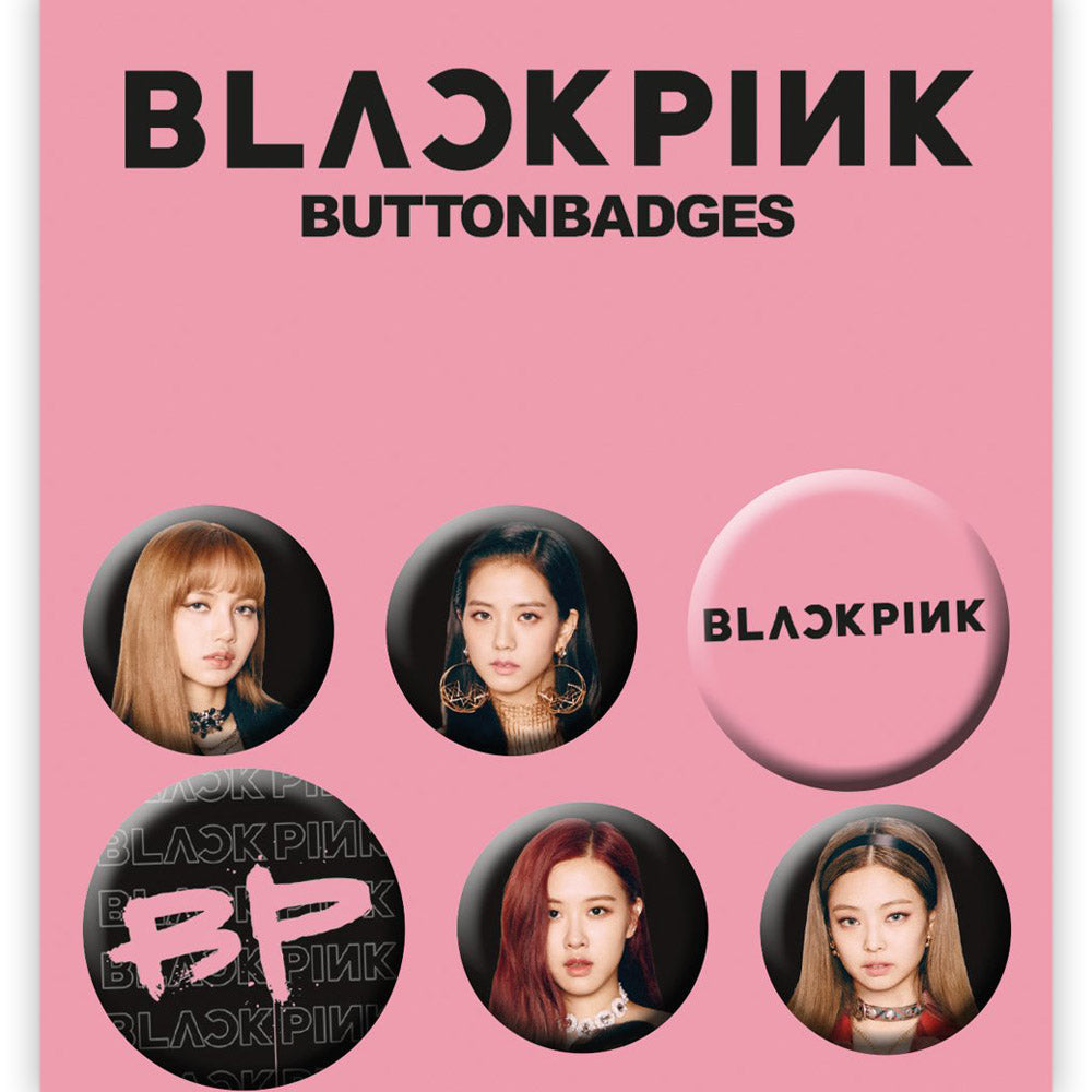 BLACKPINK ブラックピンク Mix /缶バッジ6個セット バッジ 公式 オフィシャル